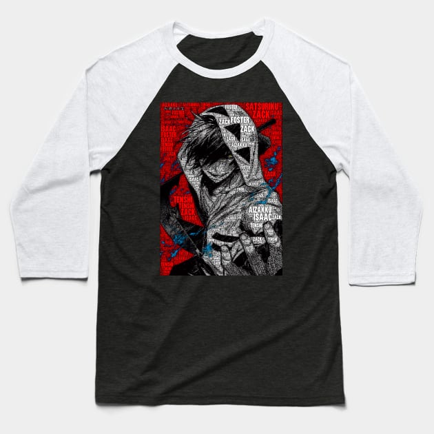 Zack - Satsuriku no Tenshi | Angels of Death Baseball T-Shirt by QShiro